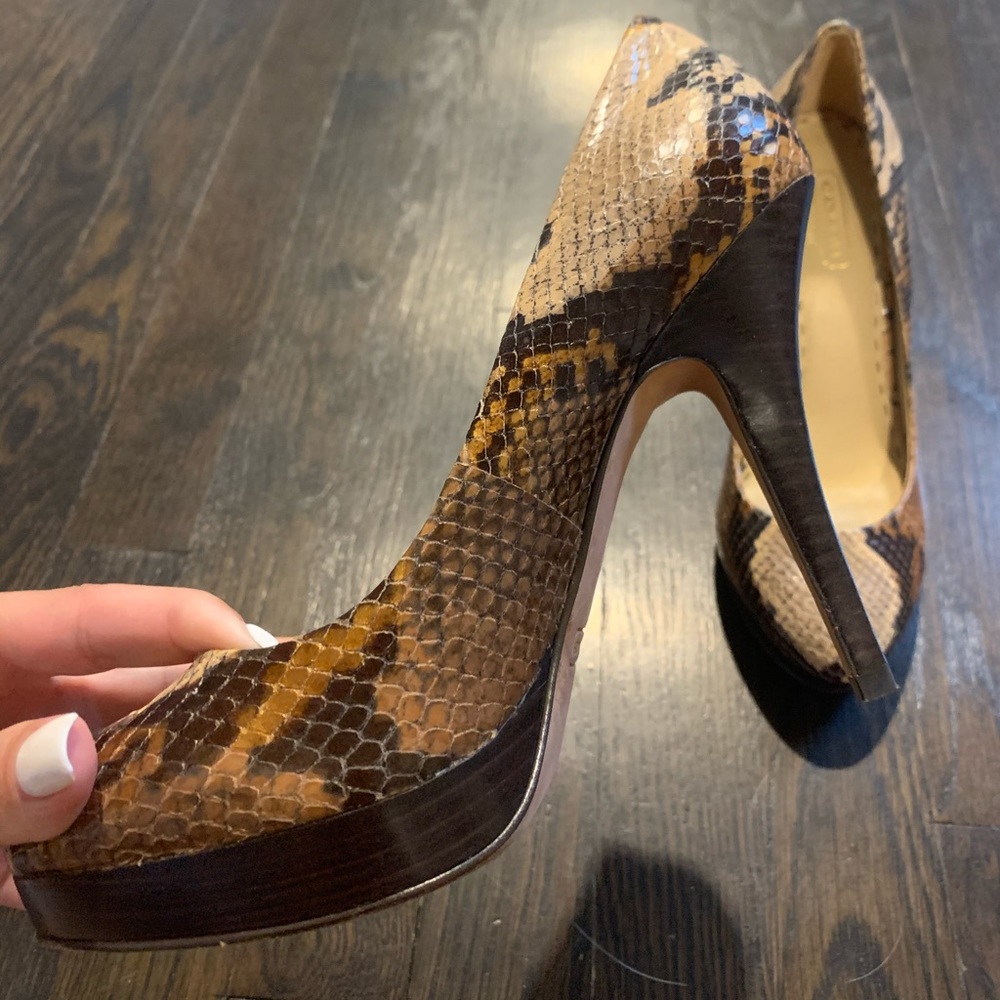Coach Real Snake Skin Pumps - Picture 2 of 4